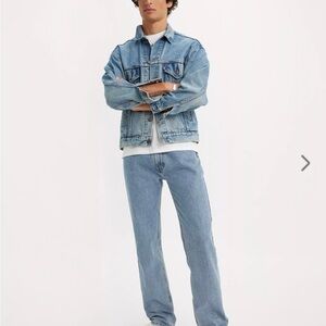 Levi's 505 Light Wash Straight Jeans